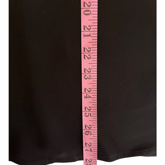 Zara Woman Black Tank with White Piping Detail - M - Picture 9 of 9